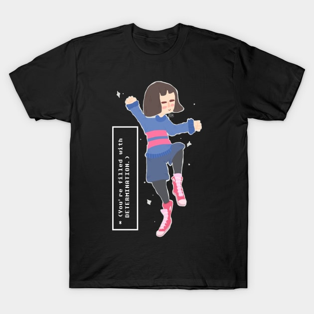 Frisk T-Shirt by paigedefeliceart@yahoo.com